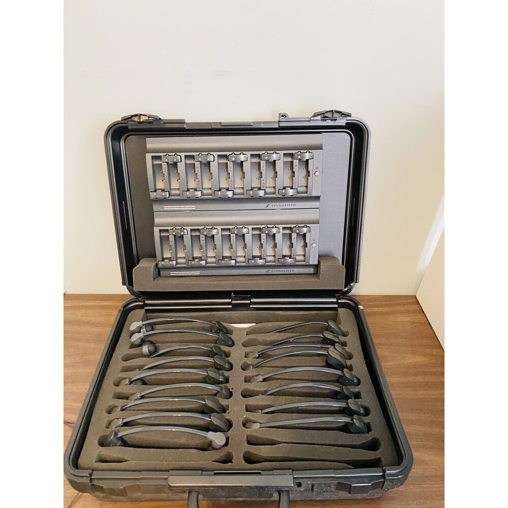 Sennheiser HC230 Charger /Carrying Case for Up to 20 Receivers W/ 17 RI 250 Mono